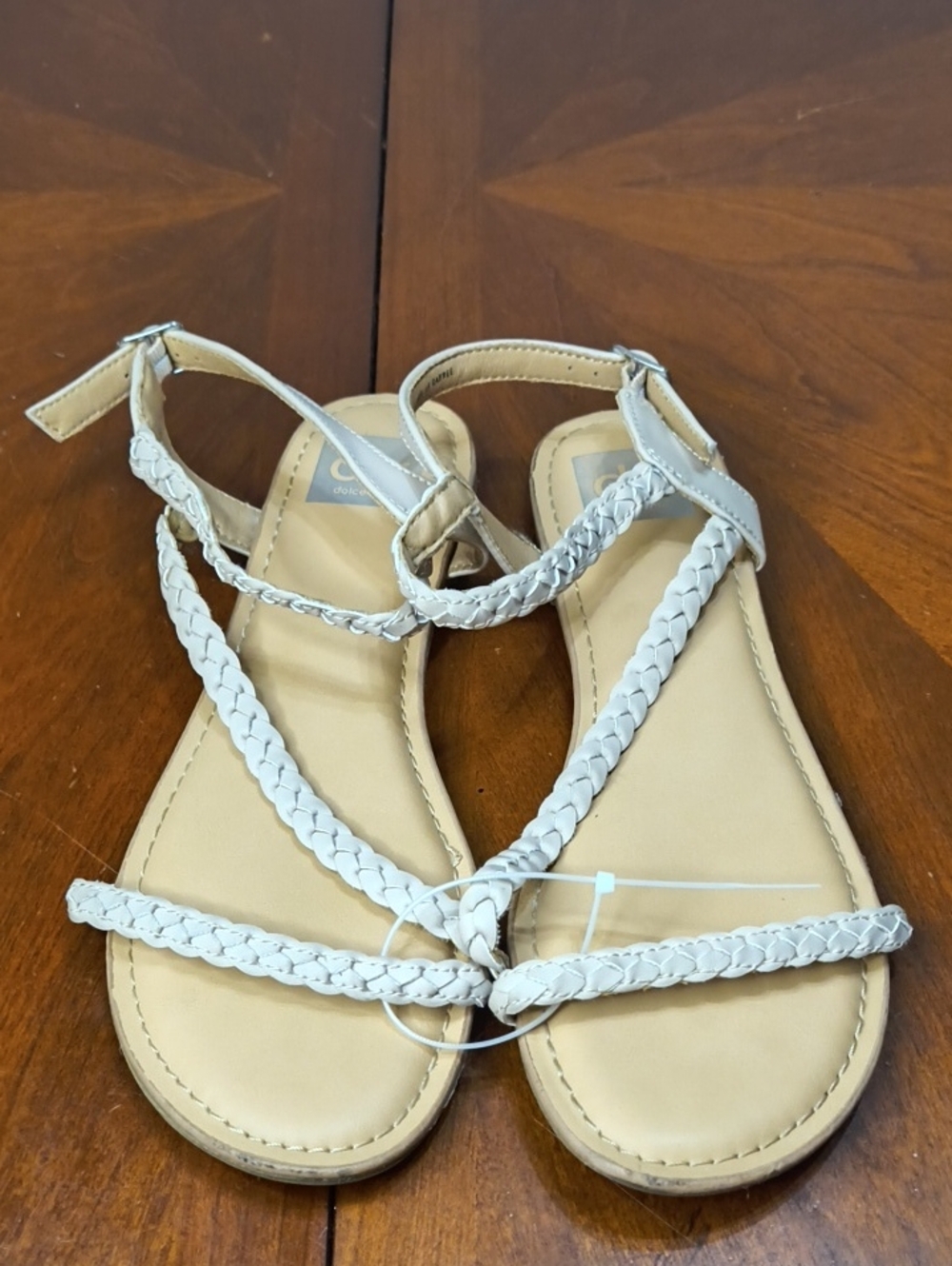 Dolce Vita Cream Braided Strap Sandals Size 9.5 F20